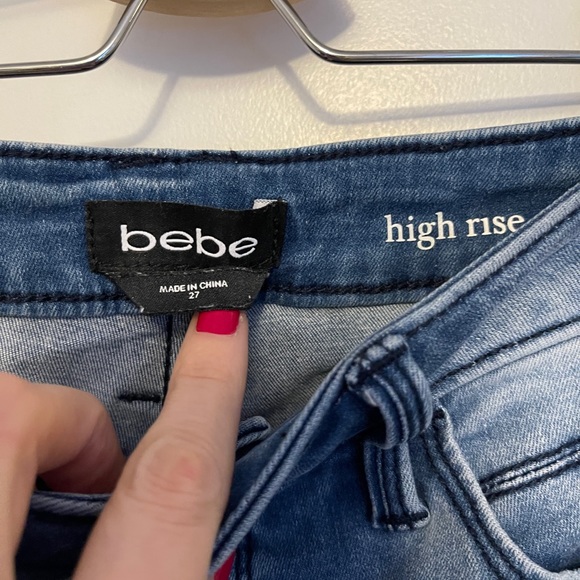 Skinny jeans with rips by Bebe - Picture 5 of 6